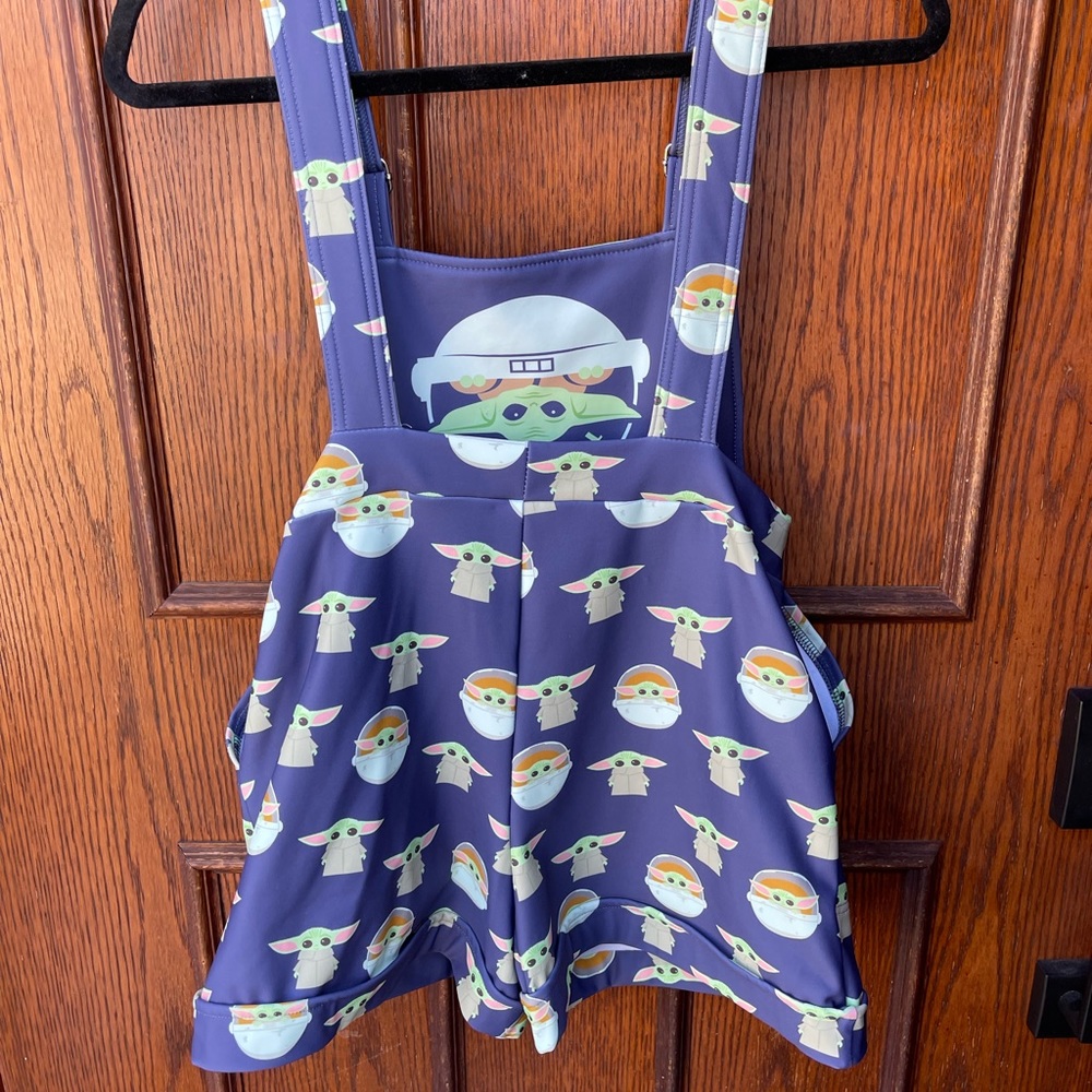Medium Blackmilk Baby Yoda/Grogu Overalls Star Wars T… Gem